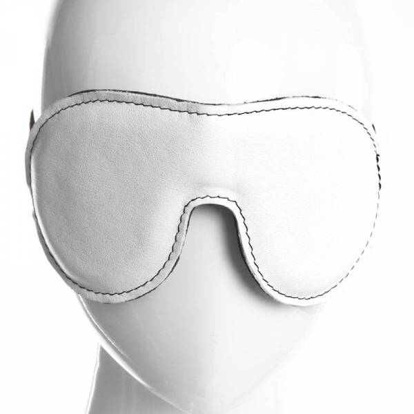 WHITE LEATHER MASK