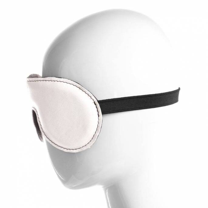 WHITE LEATHER MASK