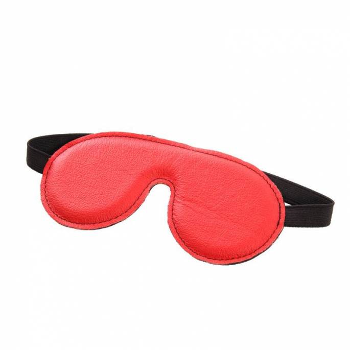 MASCHERA IN PELLE ROSSA