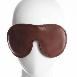 BROWN LEATHER MASK
