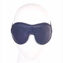 MASCHERA IN PELLE BLU
