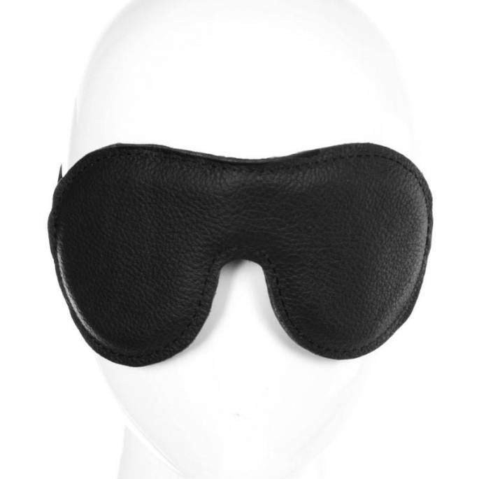 Maschera in pelle nera