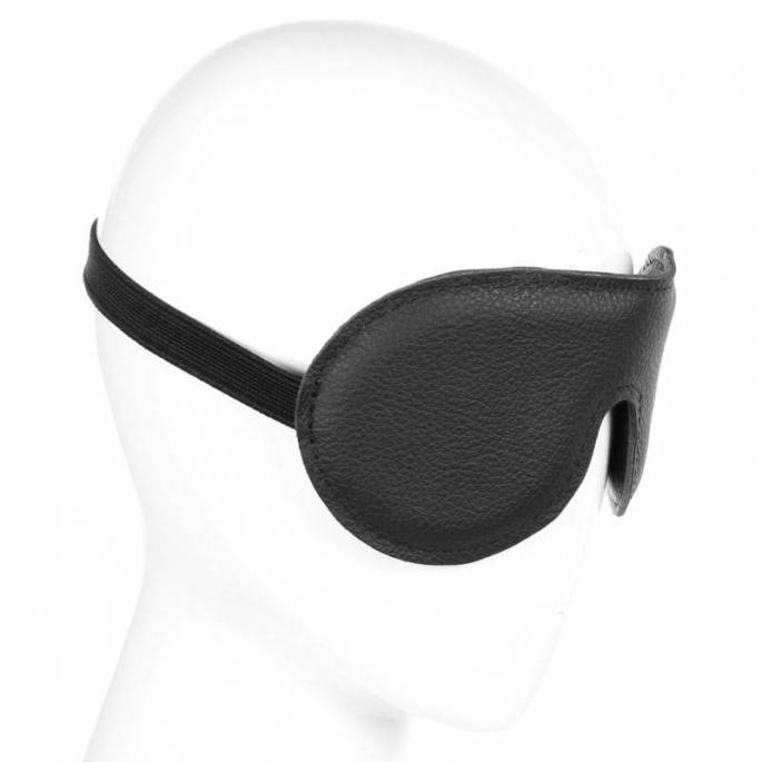 Maschera in pelle nera