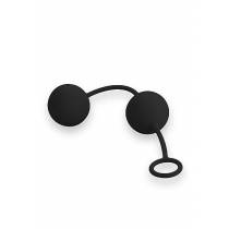 GEISHA-KUGEL TWIN BALLS DELUXE SCHWARZ