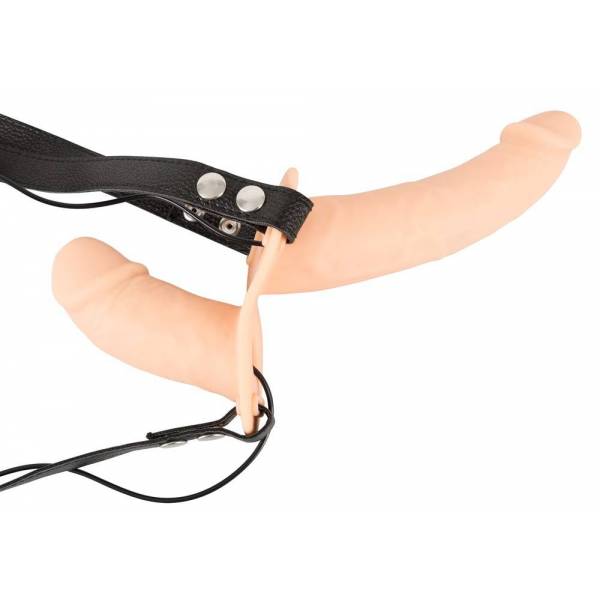 IN-/EXT-GÜRTEL-DILDO, VIBRIEREND + FERNBEDIENUNG