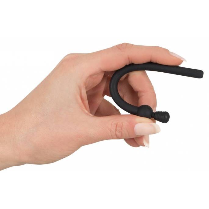 TIGE URETRALE PERCÉE SILICONE + BOUCHON