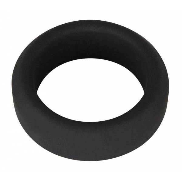 BLACK SILICONE COCKRING (0.7 X 3.2 CM)