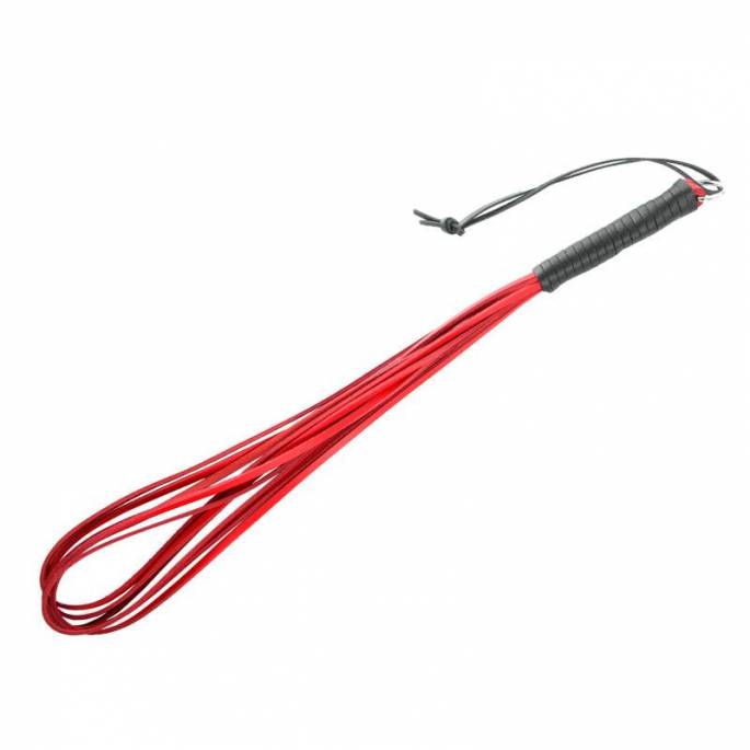 RED LEATHER SWIFT WITH BUCKLES