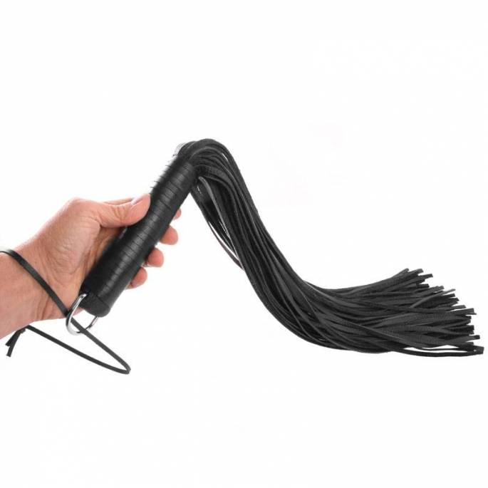 VENCEJO DE CUERO SUAVE NEGRO 60CM