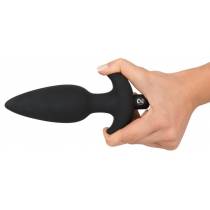 PLUG VIBRANT SILICONE LARGE VELVET (17 X 2.1-4.5 CM)