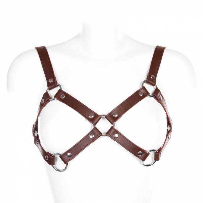 SG HARNESS BROWN LEATHER STRAPS