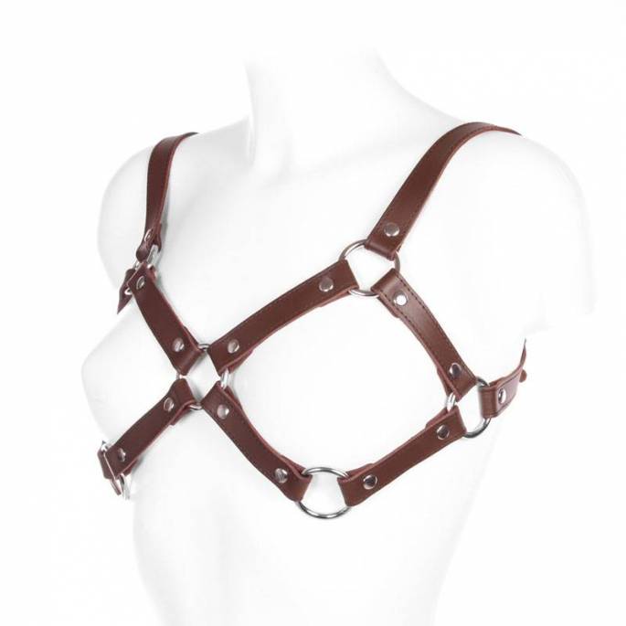SG HARNESS BROWN LEATHER STRAPS