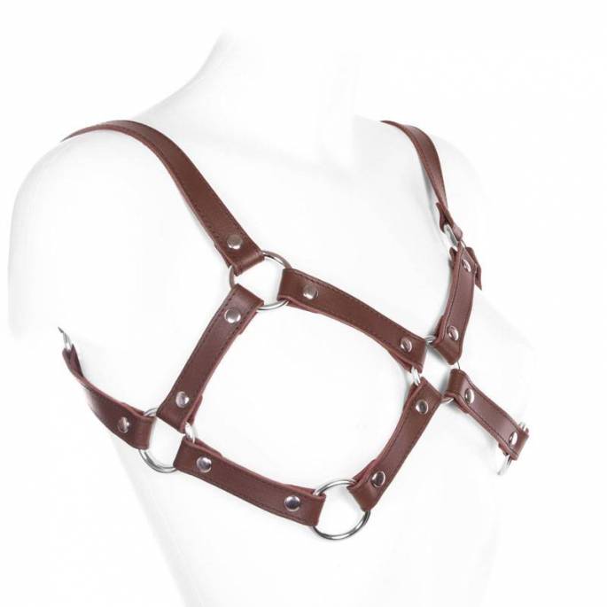 SG HARNESS BROWN LEATHER STRAPS