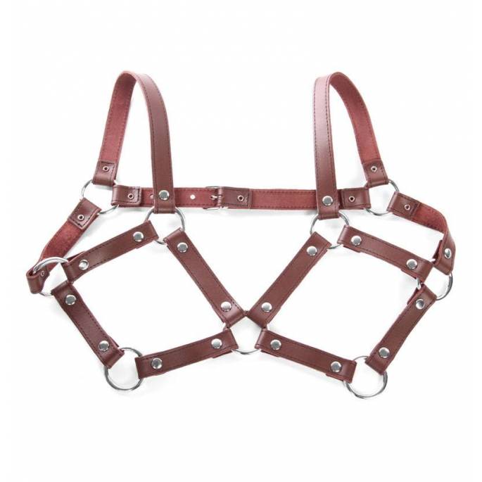 HARNAIS SG LANIERES CUIR MARRON