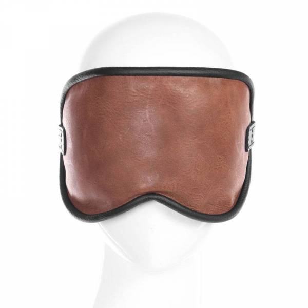 GEPOLSTERTE MASKE BRAUN