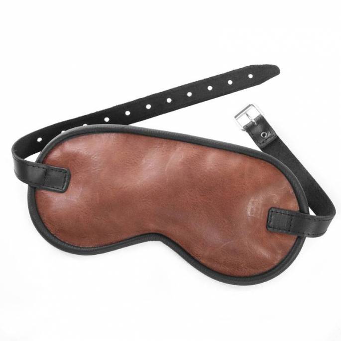 GEPOLSTERTE MASKE BRAUN