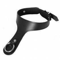 HALSBAND AUS SCHWARZEM LEDER - HISTOIRE D'EAU