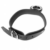 HALSBAND AUS SCHWARZEM LEDER - HISTOIRE D'EAU