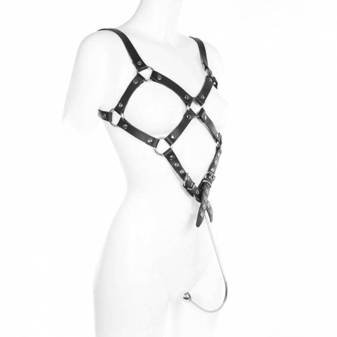 HARNAIS CUIR FEMME + CROCHET