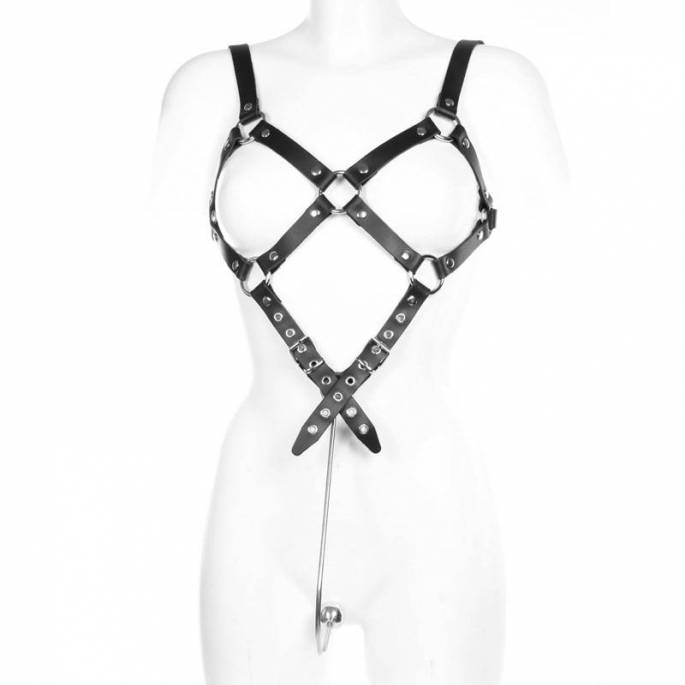 HARNAIS CUIR FEMME + CROCHET