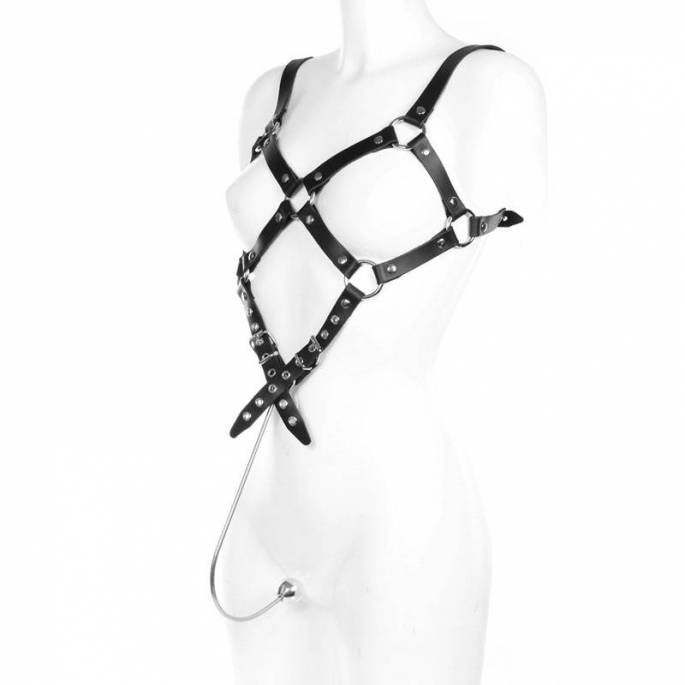 HARNAIS CUIR FEMME + CROCHET