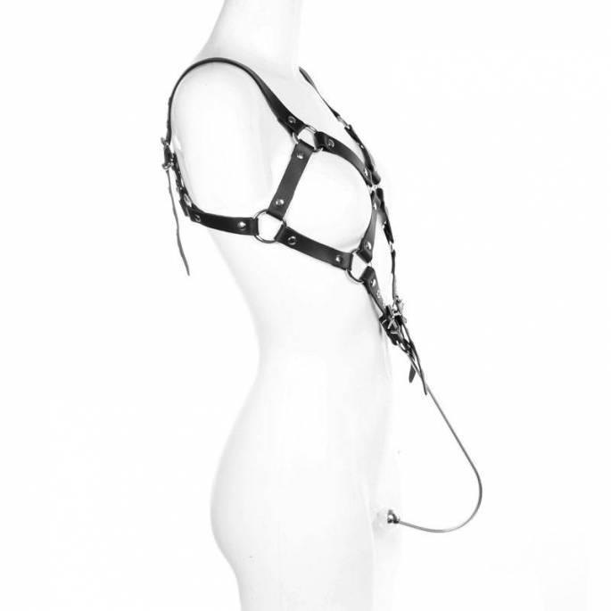 HARNAIS CUIR FEMME + CROCHET