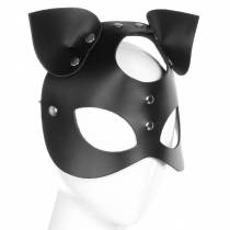 MASKE DEMONIA RUNDE OHREN SCHWARZ