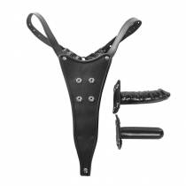 CONSOLADOR CINTURÓN DE CUERO + CONSOLADOR INTERNO