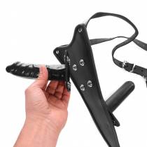 CONSOLADOR CINTURÓN DE CUERO + CONSOLADOR INTERNO