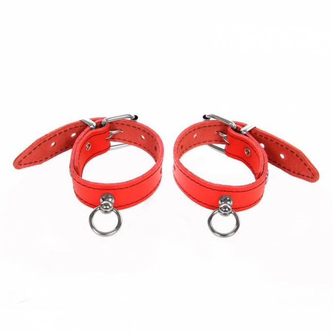 DÜNNE HANDFESSEL ARMBÄNDER ROT