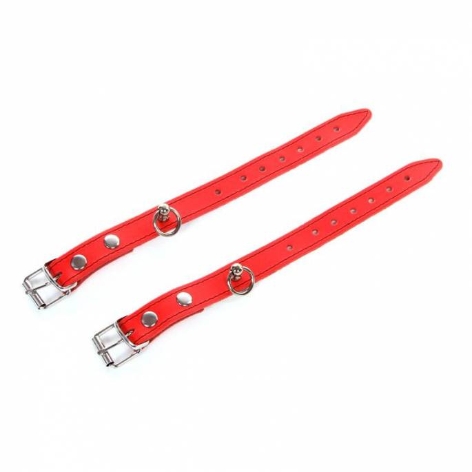 BRACELETS MENOTTES FINES ROUGE