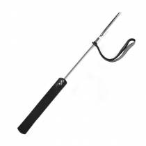 CRAVACHE ALUMINIUM SLAPPER CUIR NOIR (52CM)