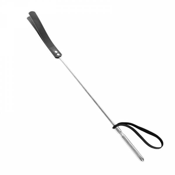ALUMINUM WHIP SLAPPER BLACK LEATHER (70 CM)