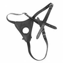 PENISZWANGSGESCHIRR LEDER SCHWARZ