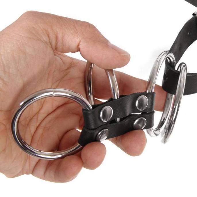 HARNAIS BUSTE CUIR + COCKRINGS