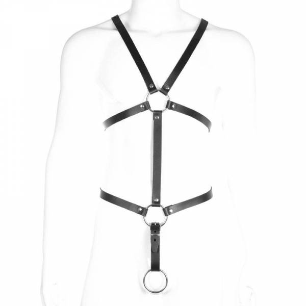 HARNAIS BUSTE CUIR + COCKRINGS