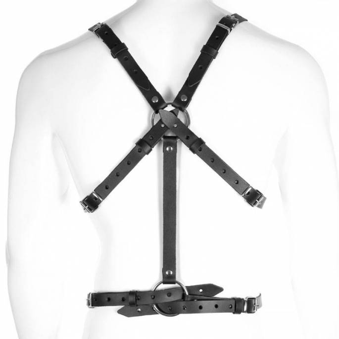 HARNAIS BUSTE CUIR + COCKRINGS