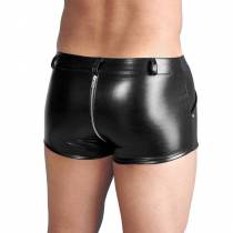 BOXER SIMILI CUIR HOMME 3 ZIPS