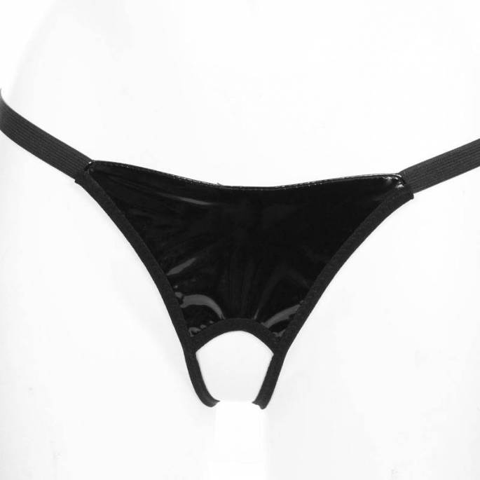 STRING OUVERT VINLE NOIR