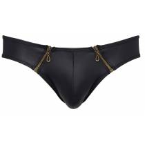 SLIP WETLOOK NEK + 2 ZIP