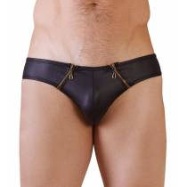 SLIP WETLOOK NEK + 2 ZIP