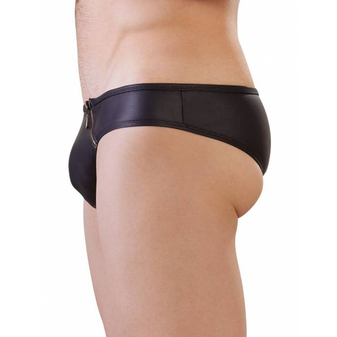 WETLOOK NEK SLIP + 2 ZIP