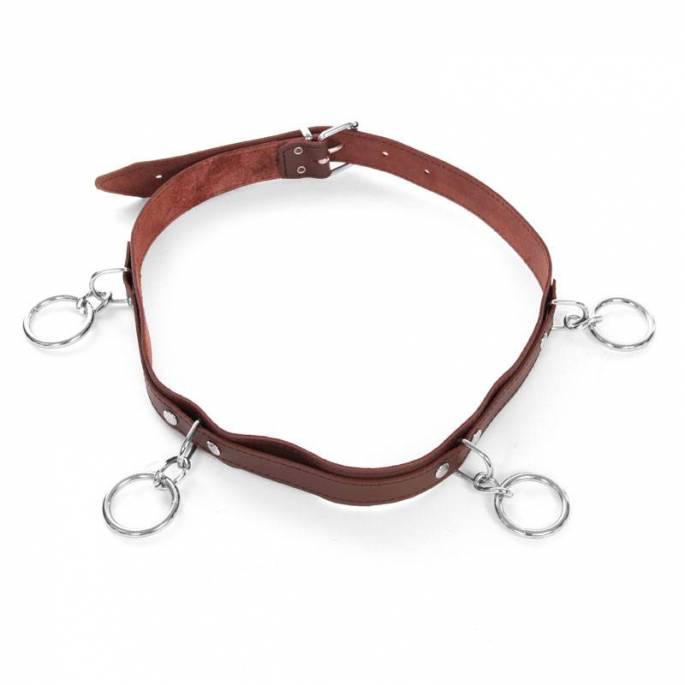 CINTURÓN BONDAGE MARRÓN