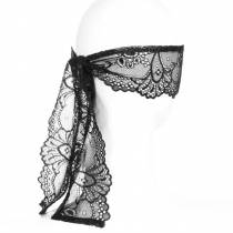 DIADEMA DE ENCAJE NEGRO