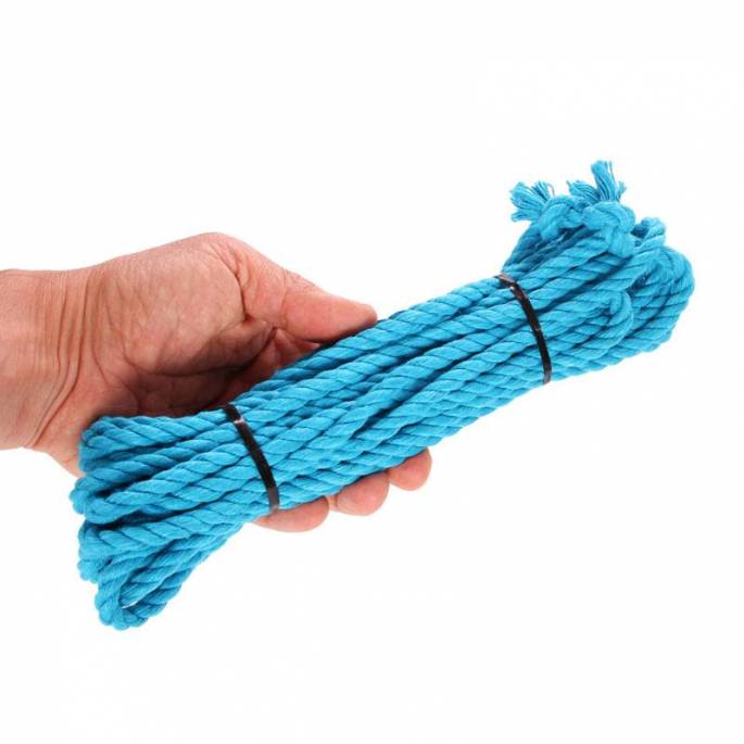 CORDE CHANVRE TURQUOISE
