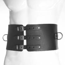 SERRE TAILLE HOMME CUIR NOIR