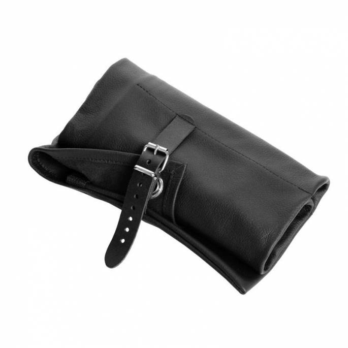 POCHETTE CUIR NOIR