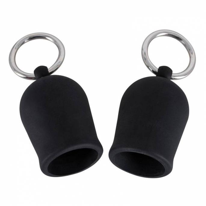 NIPPLE SUCKERS SILICONE NOIR
