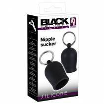 NIPPLE SUCKERS SILICONE NOIR