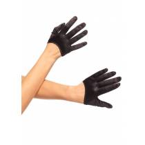 MINI HANDSCHUHE SATIN SCHWARZ
